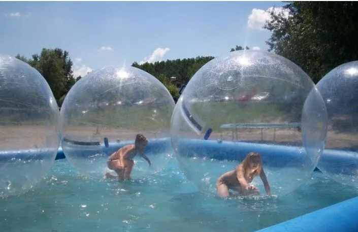 Nova chegou 2m grande bola de passeio de água pvc bola inflável zorb bola de caminhada de água bolas de dança bolas esportivas dhl5066115