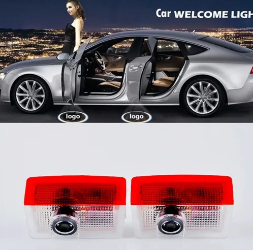2st / lot bil dörrljus Ghost Shadow Led Välkommen ljus Laserprojektor för Mercedes Benz E b c ml klass W212 W166 W176