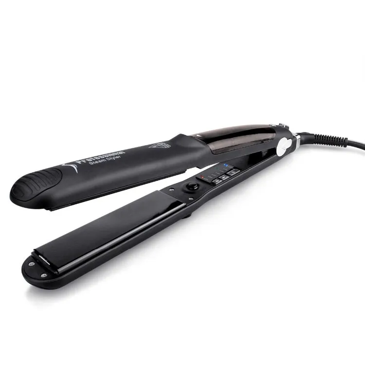 Profissional 450F Vapor De Cerâmica Vapor Vapor Alisador de Cabelo com Óleo de Argan Infusão de Vapor Flat Iron Ferro Vapor Aquecimento Rápido ferro