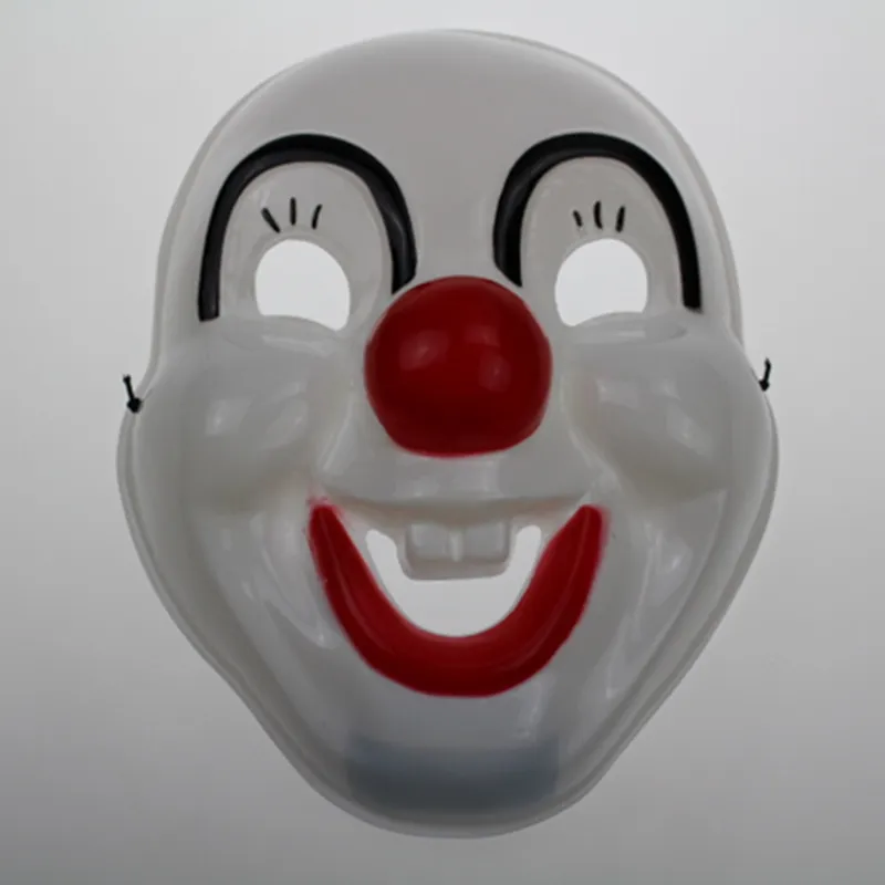 Spettacoli in maschera di Halloween mostrano oggetti di scena Maschera da clown maschera da smorfia horror divertente e divertente Materiali ecologici in PVC