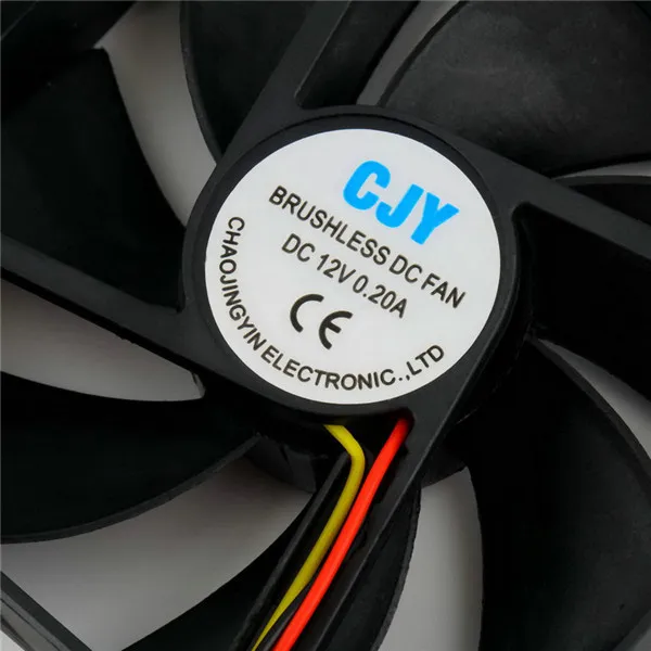 CHAOJINGYIN CJY 12V 3-Pin 9cm 90 x 25mm 90mm CPU Heat Sinks Cooler Fan DC Cooling Fan 65 CFM est