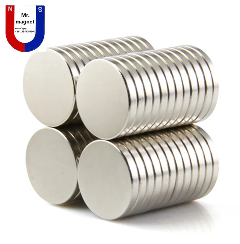 wholesaler 50pcs super strong 20x2 magnet 202 n35 permanent rare earth magnet 20mm x 2mm industry neodymium magnet d20x2mm