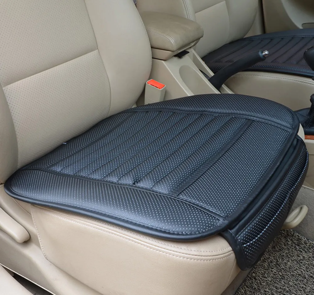 Summer Car Leather Bamboo Charcoal Cushions Car Ceat Covers Car Seat Cushion Pad Monolithic Ice Silk Cushion Ceat Pads