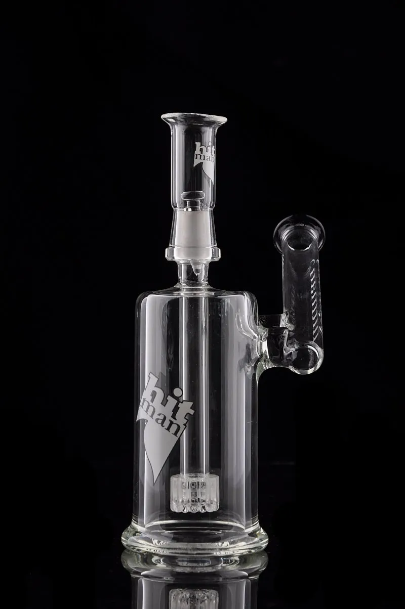 Hitman Hosahs Glass Bong Water Pipes Glass Oil Rigs Heady Dab Beaker Bong Shisha med 14mm JPINT