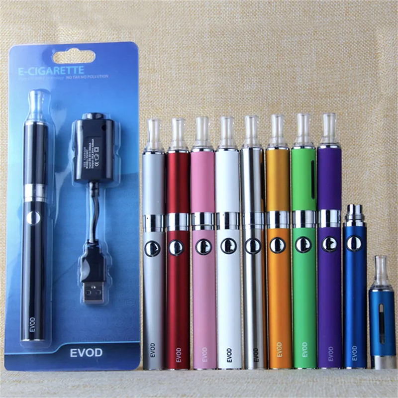 EVOD BCC MT3 starter blister kit Electronic Cigarette 650/900/1100mAh EVOD battery 2.4ml MT3 atomizer clearomizer