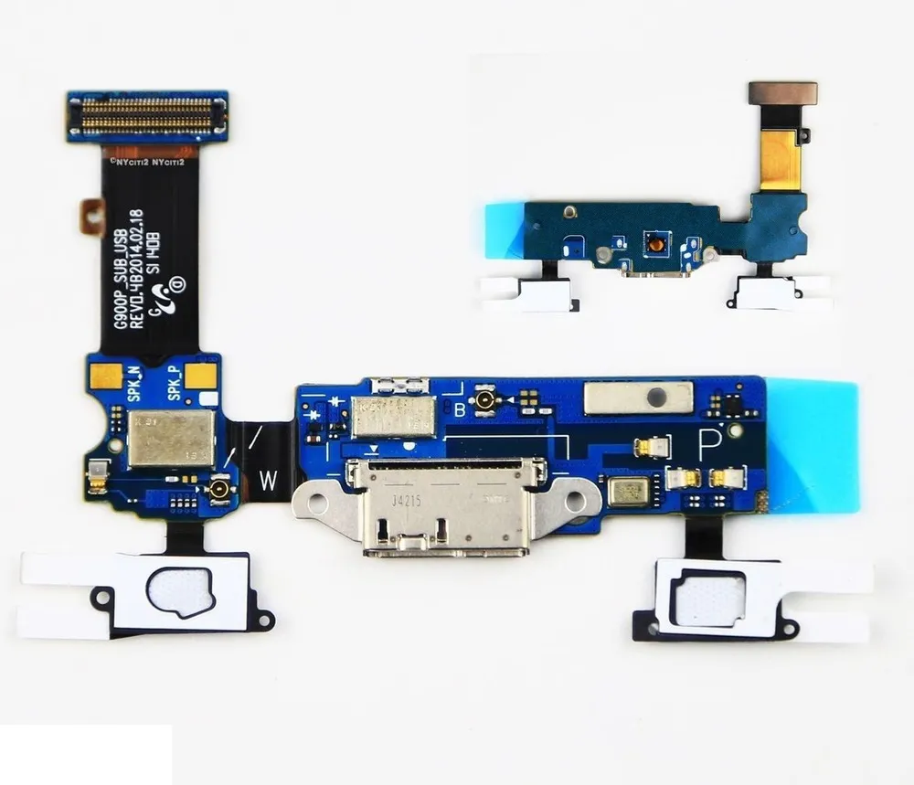 High quatly for samung Galaxy S5 SM-G900F G900H G900A G900T G900P G900V G900R4 Charging Port Dock Connector Micro USB Port Flex Cable