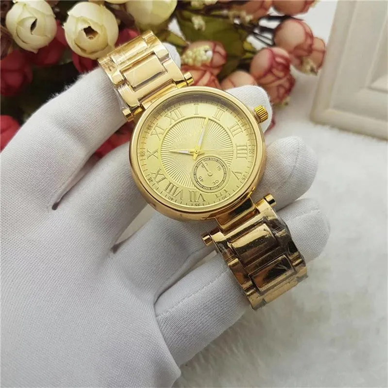 Nova Moda Estilo de Design de Luxo Homens / Mulher Relógios de Aço Inoxidável Relógio de Quartzo Femme Montre Relógio Relojes De Marca Assista Presente