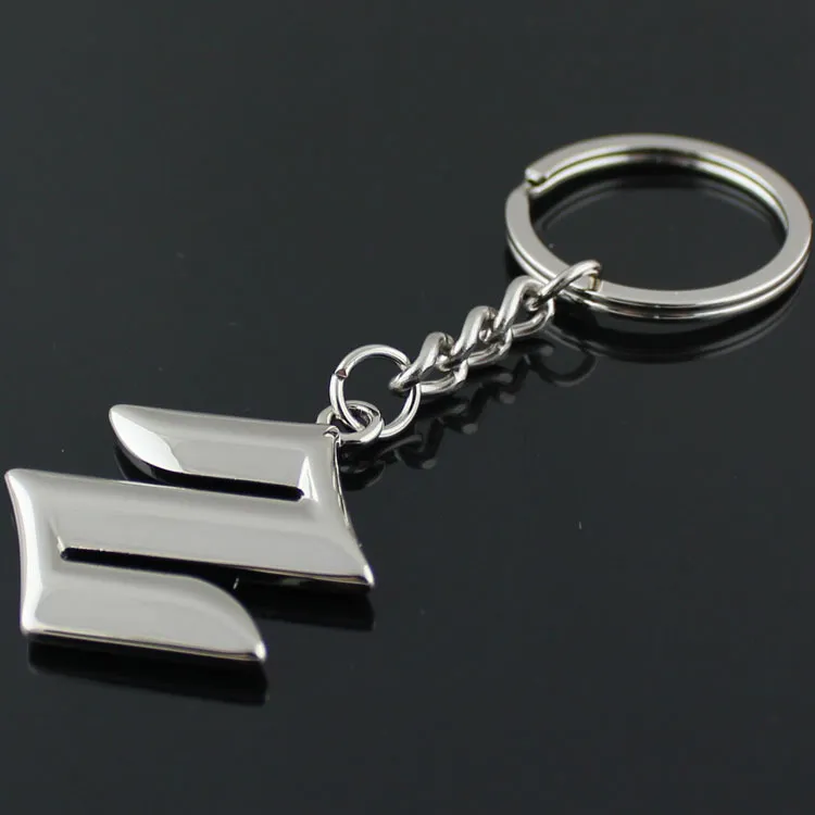 LOT Fashion Suzuki Logo Car Keychain Keyrings Suzuki Emblem 3D Hollow Out Car Key FOB Auto Parts för Suzuki Swift SX4 Grand 9194412