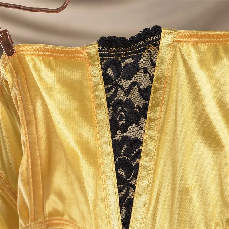 Yellow High Waist Fishbone Lace Suspender Garter Belt For Stockings From Charitystore, 19.19