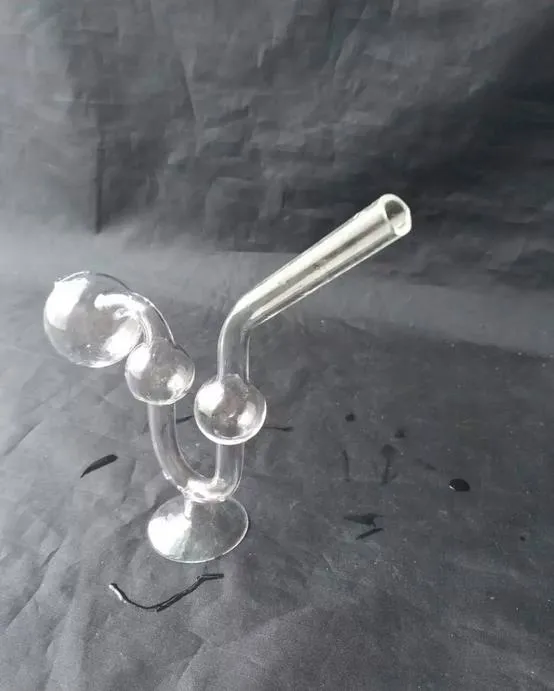 Transparenter Glastopf - Shisha Pfeife Gongs - Ölplattformen Glas Bongs Glas Shisha Pfeife - Vap-Vaporizer