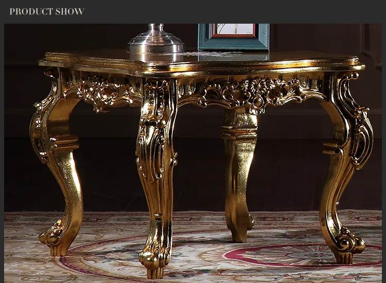 Gold antique coffee deals table