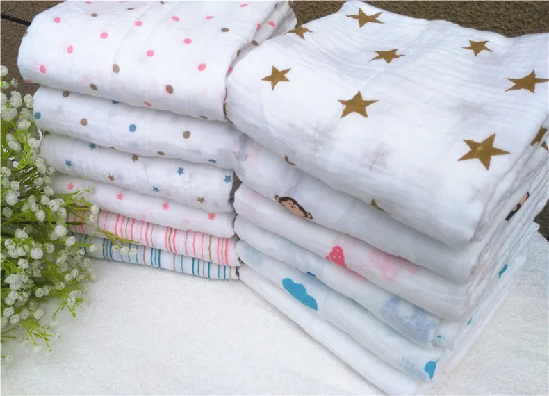 35 стиль Муслин одеяло Аден Анаис ребенка пеленать обернуть одеяло одеяло полотенец детские весна лето детские младенческой одеяло 120*120 см