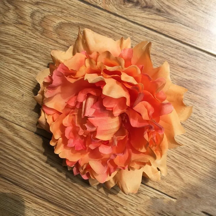 konstgjorda blommor silke peony blomma huvuden bröllopsfest dekoration leveranser simulering falsk blomma huvud hem dekorationer grossist 15cm