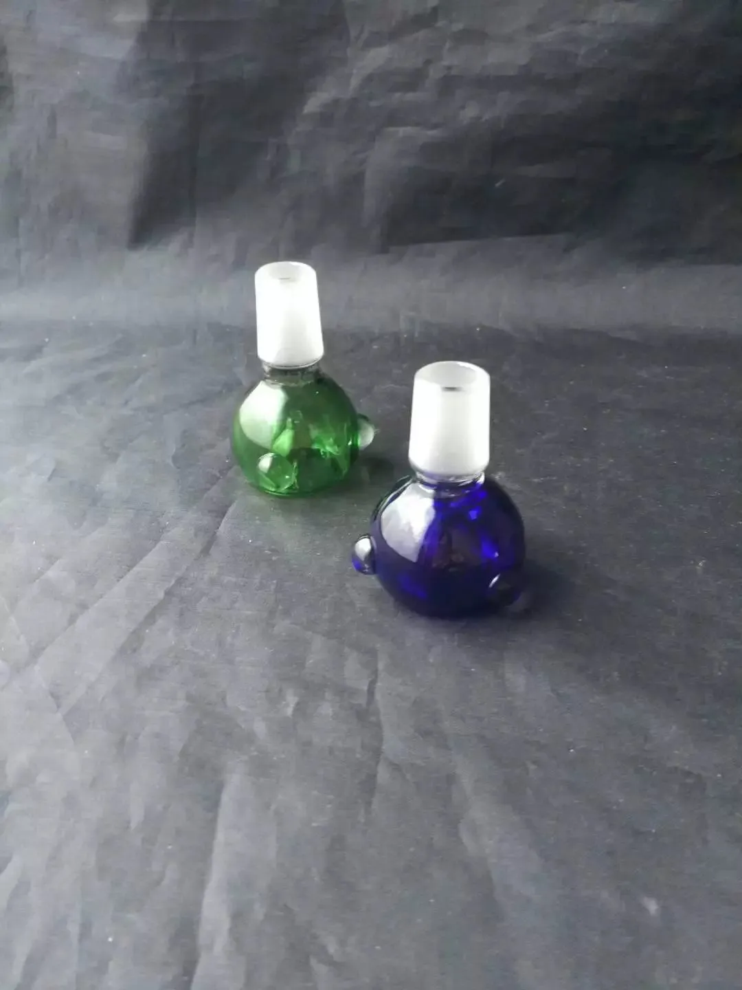 Freie Verschiffengroßverkauf ---- Farbige Glasschale 18mm, Shisha / Glas bong / Rohrverschraubung, dicke Glasverbrennungsleitung