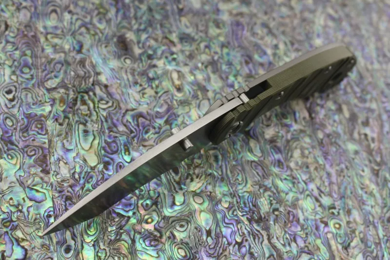 Дикий кабан Strider Tritium стиль SMF SNG T-головы складной нож D2 D2 Bladewash Blade G10 + пламя Titanium сплава ручка тактического ножа EDC Tools