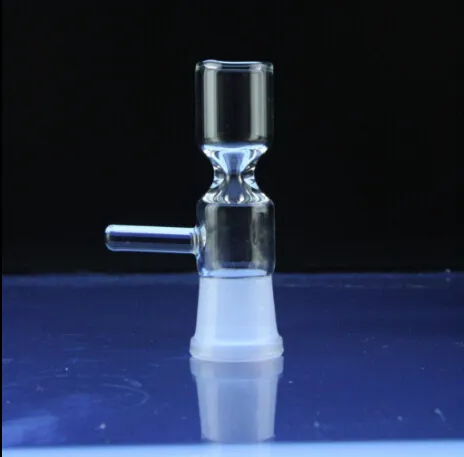 HOTTEST 14mm 19mm Feminino Vidro Pinch Tigela tigela Reversível com Alça 14.5mm 18.8mm Tamanho Comum para Vidro Bong Ashcatcher Tigela De Vidro