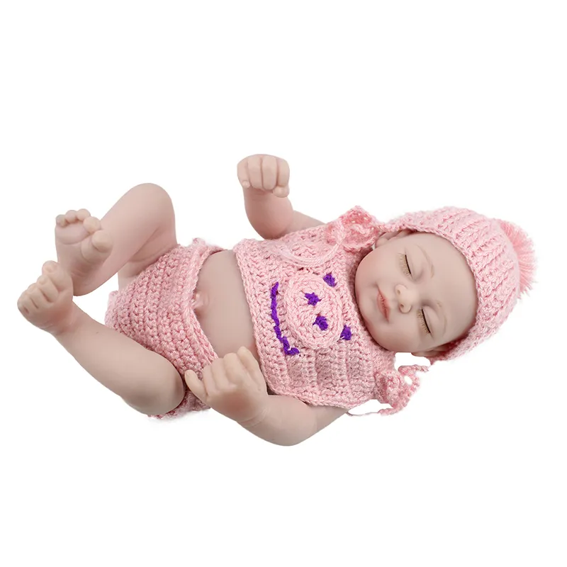 10 Inch Silicone Reborn Girl Dolls Lifelike Reborn Baby Doll Collectible Baby Dolls For Girls Boy Realistic Baby Toys