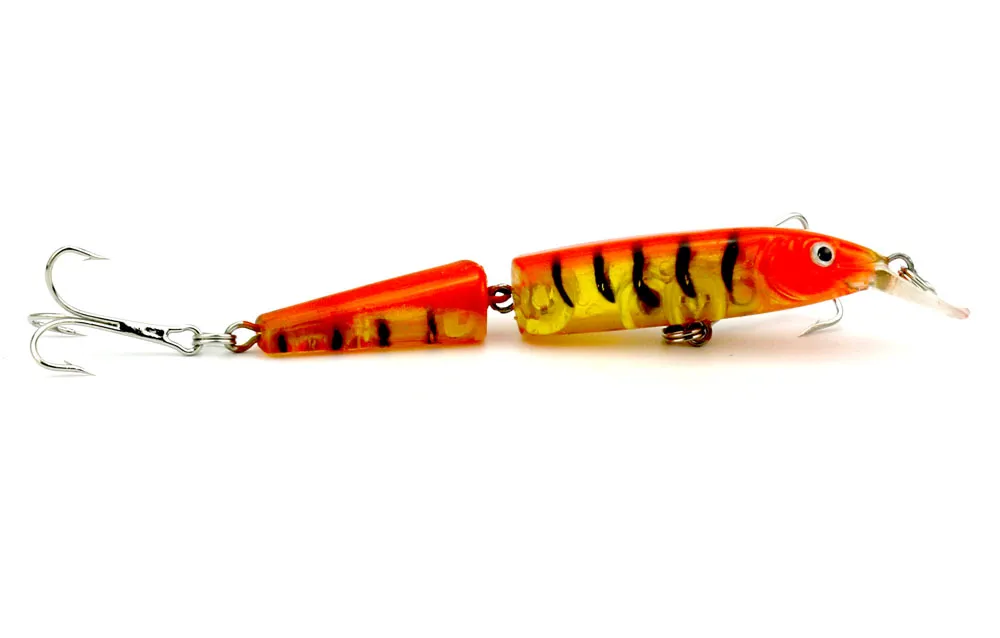 esche da pesca Hengjia nuovo arrivo Minnow Lures snodato duro esche da pesca JM002 10.5CM 9.6g 4 # ganci 