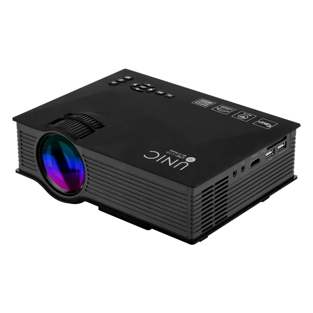  proyector inteligente proyector portátil 5G cine en casa  (color: HY300, tamaño: enchufe de la UE) : Celulares y Accesorios