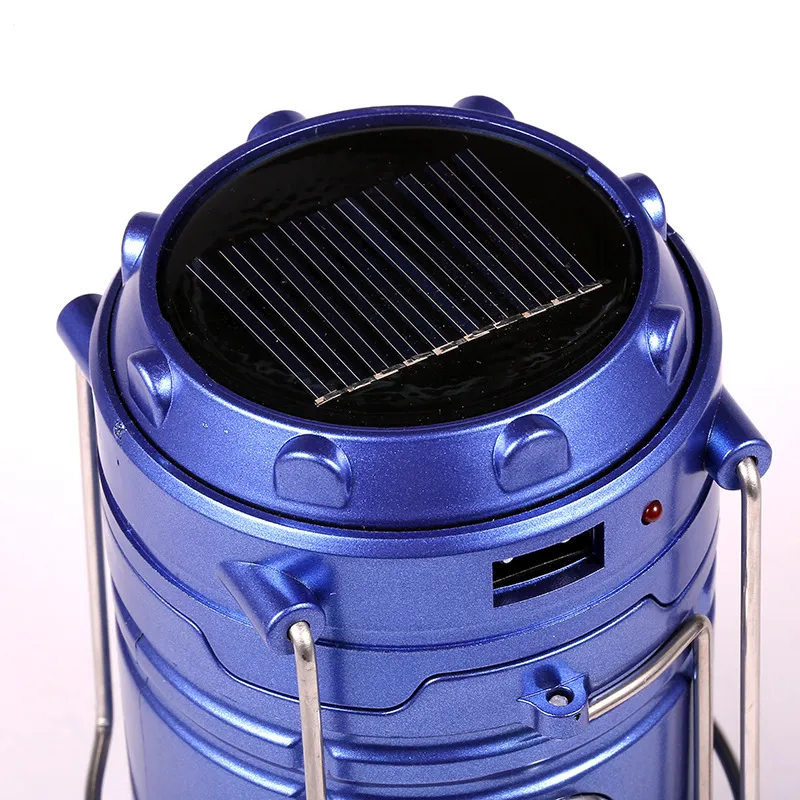 New Portable Solar Panel Lantern Hand Led Camping Light 16LED Bright Light Lamp holiday lights Outdoor Hanging Lamp Hiking solar Lights