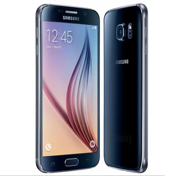 Auténtico reacondicionado Samsung Galaxy S6 G920F Octa Core 3GB RAM 32GB ROM 16MP 4G LTE Teléfono celular desbloqueado