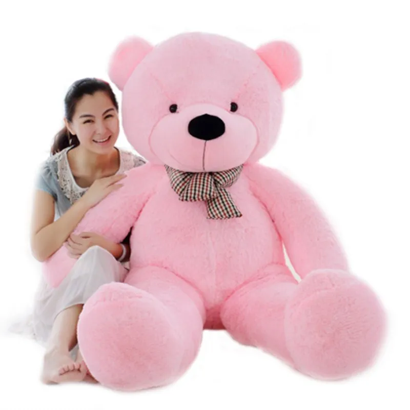 Brand New Valentines presenter Födelsedagspresent 140cm 5colors Giant Teddy Bear Plysch Leksaker Stora mjuka leksaker