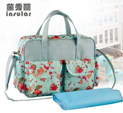 MultiColor diaper bag shoulder handbag high quality maternity mother stroller mummy bag multifunctional baby bags3736767