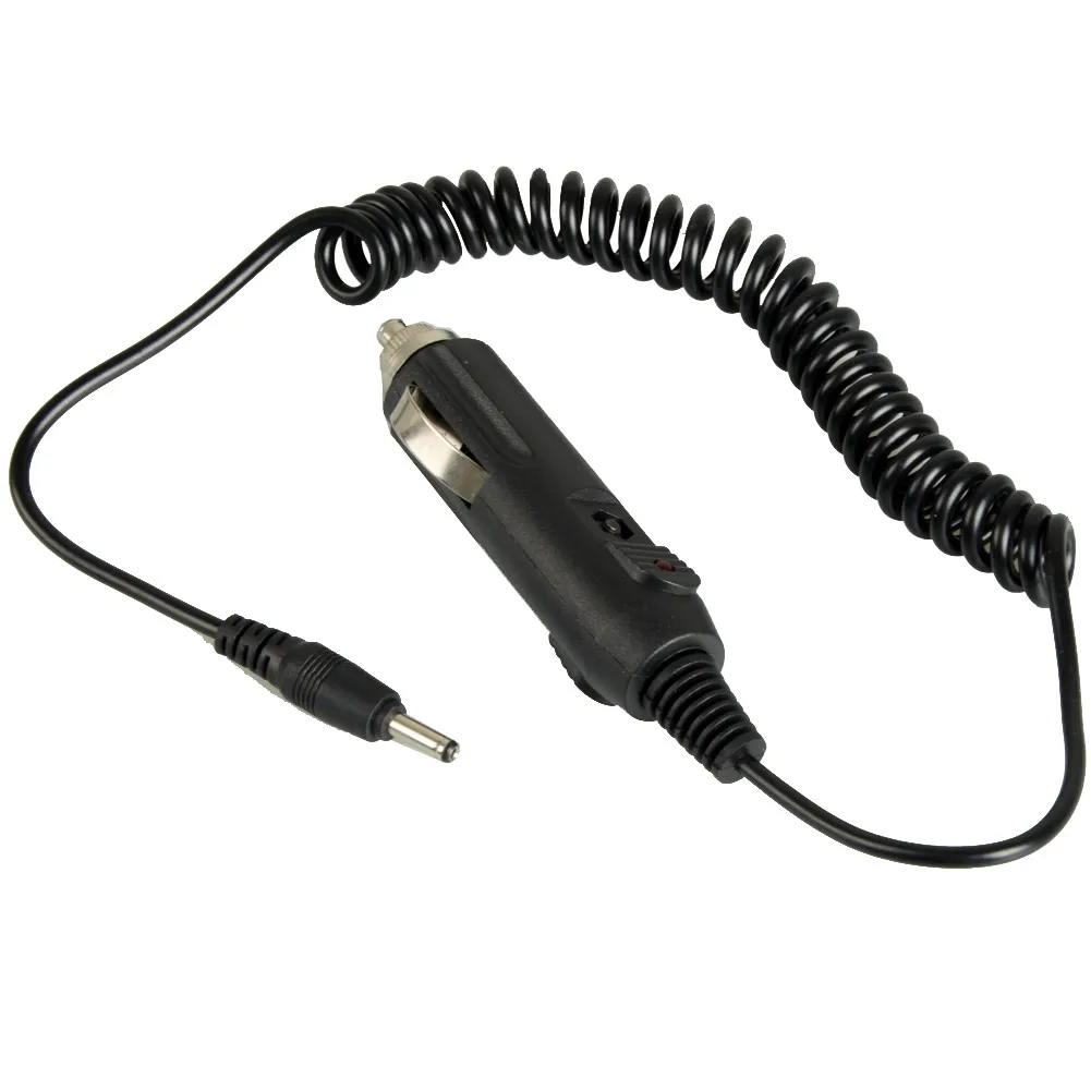 Новый черный 2.5 мм автомобильное зарядное устройство кабель для BAOFENG UV-5R 3800mAh батареи g00130