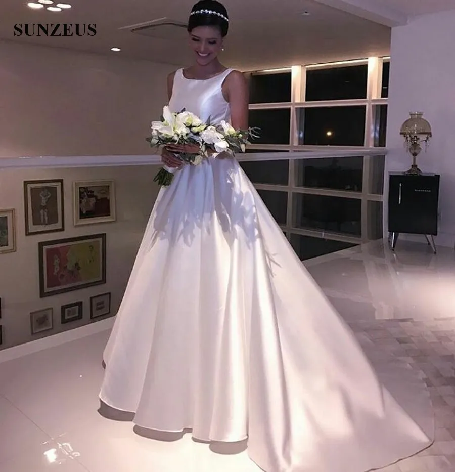 knee length dresses for ladies V-Neck Dot Tulle Wedding Dresses A Line ZW928 – TANYA BRIDAL