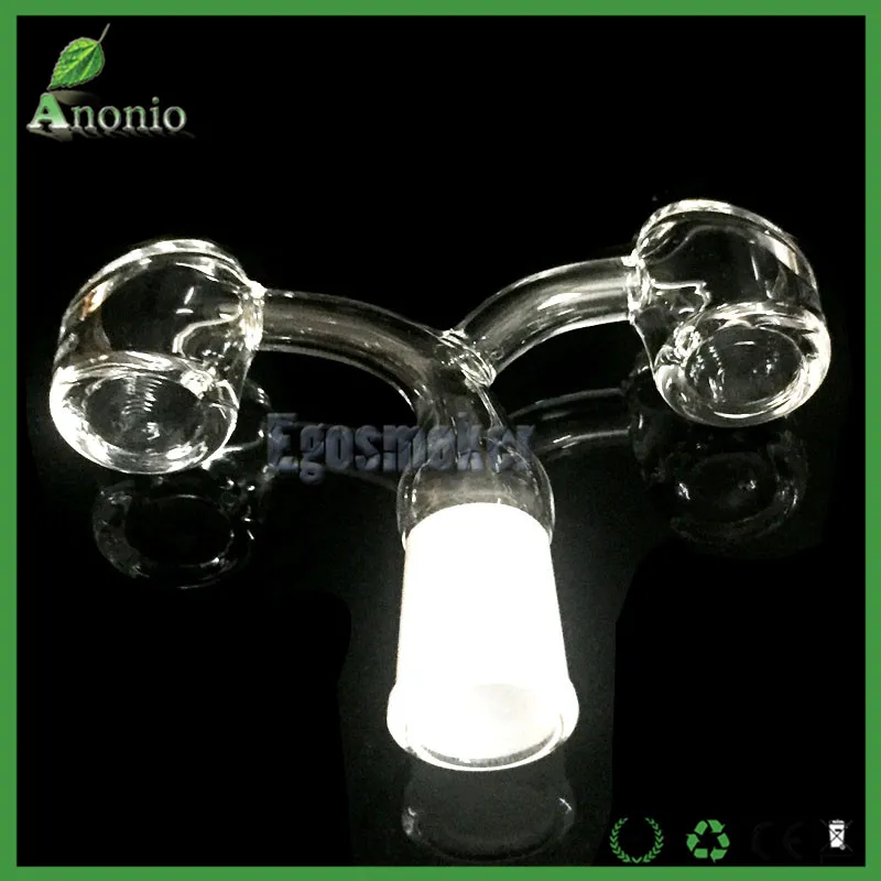 Rgosmoker 2016 Nuovo Arrivo di Alta Qualità 4mm di Spessore Domeless Doppie Teste Quarzo Club Banger Chiodo 10mm 14mm 18mm Chiodi Al Quarzo Maschio e Femmina