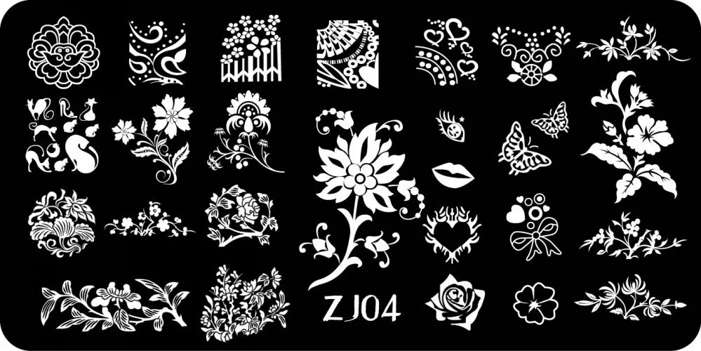 2016 vendita 12 disegni aerografo nail stencil nail stamping piastre stampa farfalla design nail art stamping konad strumenti unghie s5538840