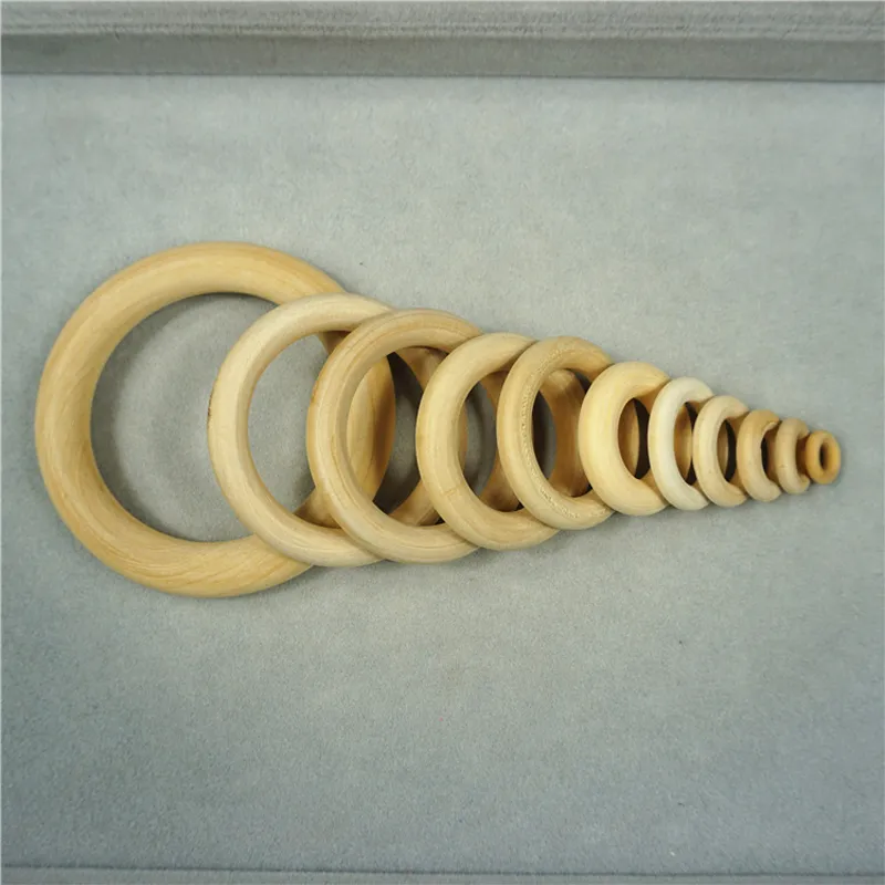 de boa qualidade de madeira dentição contas grânulos de anel de madeira para fazer jóias diy artesanato 15 20 25 30 35 mm