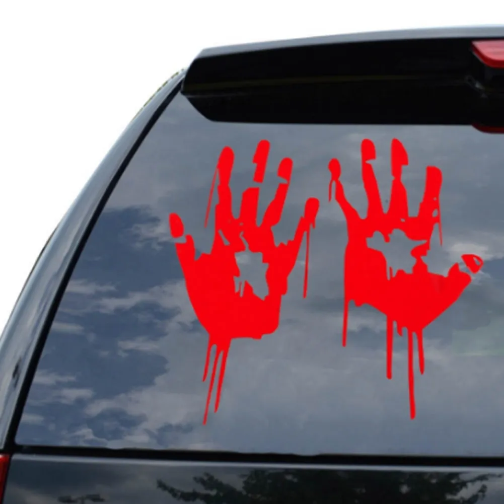 Bloody Hands Vehicle Sticker