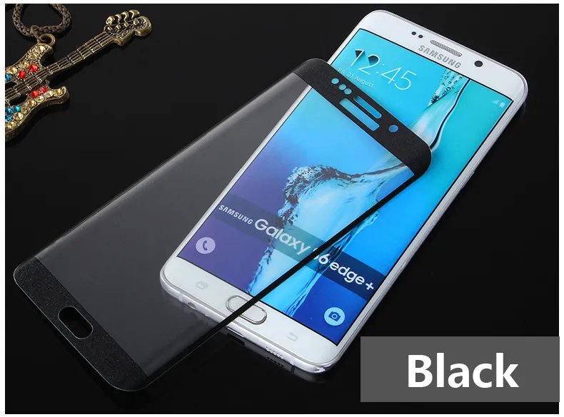 S6 Edge tempered glass film For samsung galaxy S6 Edge 3D curved full cover tempered glass phone screen protector film