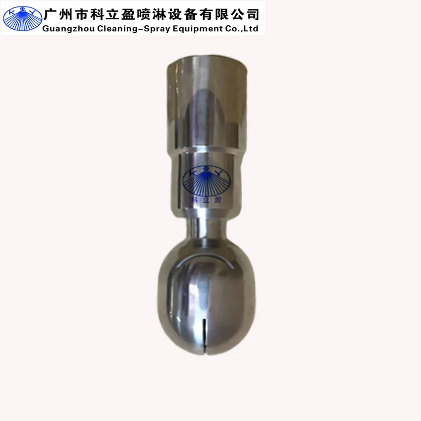 Industrial equipment parts, 1"BSPP thread tank cleaning rotary spray head for CIP system