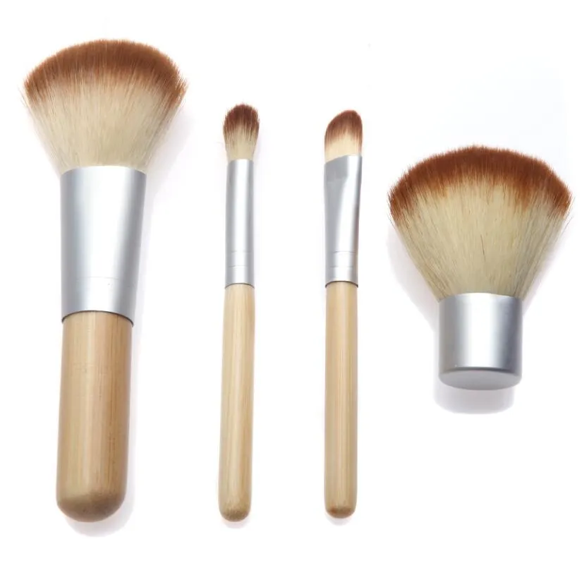 Hot sale Fashion BAMBOO Portable Makeup Brushes Make Up Make-up Brush Cosmetics Set Kit Tools 