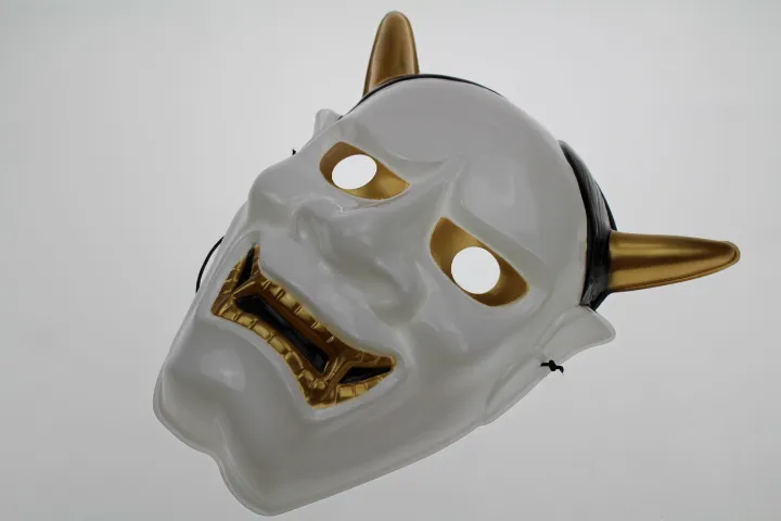 Rolig Cry Halloween Horror Ghost Cos Wisdom Japans första ansiktsmask Dance Party Mask Princess Men PVC Miljövänliga material