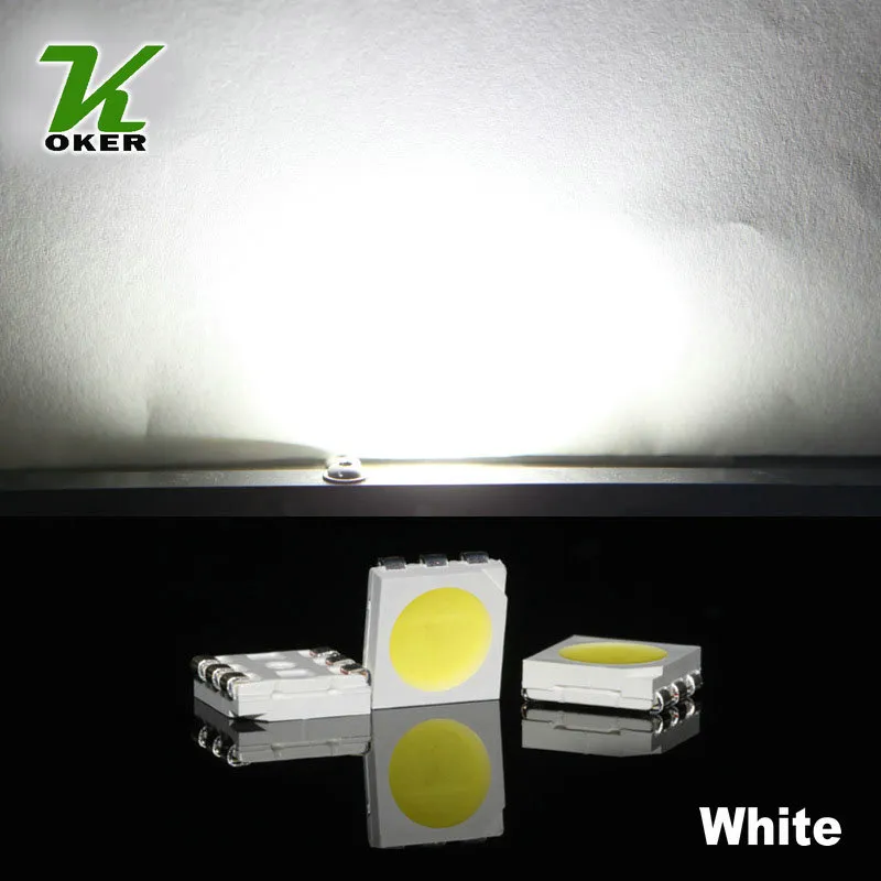 16-19lm branco PLCC-6 5050 SMD 3-fichas LED lâmpada Diodos Ultra Bright