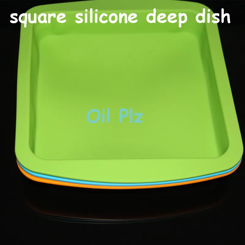 DHL wholesale box Nonstick,durable, temperature resist trays dish fruit cake pan 100% fda silicone tray