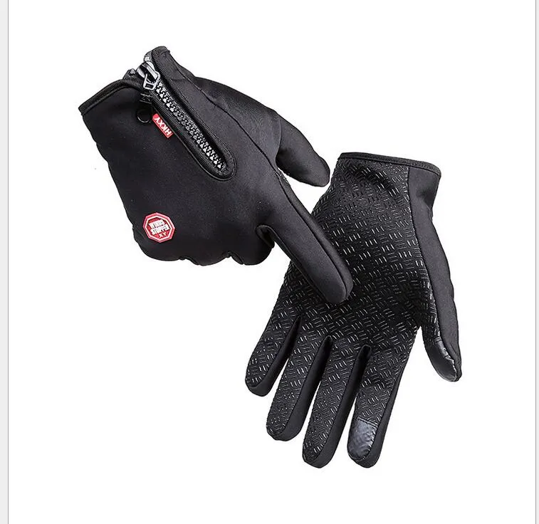 Mountain Sport Cykelhandskar Bike Cykling Golves Full Finger Cykelhandskar Ski Varm Glove Mitt Protective Racing Gloves Mittens