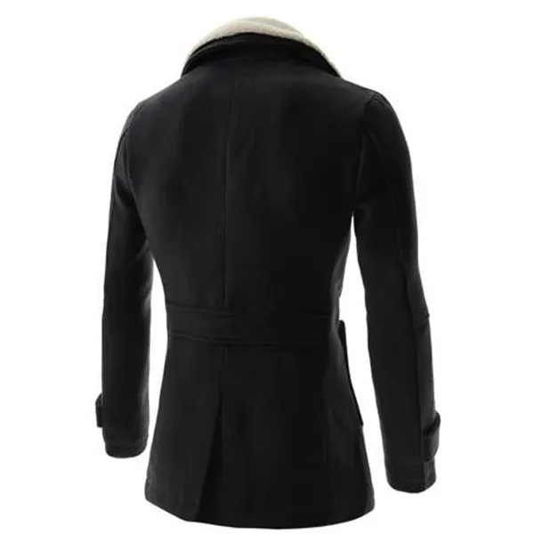 一 番 安い通販 Fall 16新しい到着冬メンズトレンチコートダッフルコートスタイリッシュなスタイルのシングルブレストメンズコートウールトレンチ コート 受注可 Nimark Ru