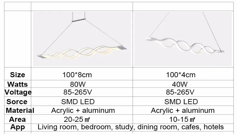 Nuove lampade a sospensione moderne e creative a LED Cucina in acrilico + sospensione in metallo lampada da soffitto sospesa sala da pranzo lamparas colgantes