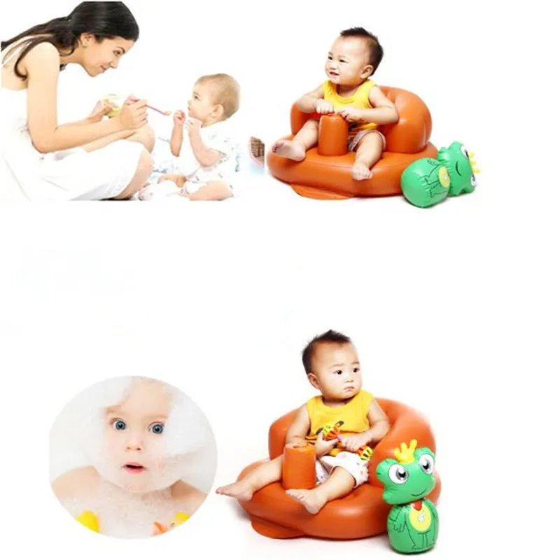 مفيد 3 لون طفل مقعد قابل للنفخ أطفال مضحكة أطفال قابلة للنفخ أريكة محمولة طفل الطعام كرسي طفل صغير kid3856914275