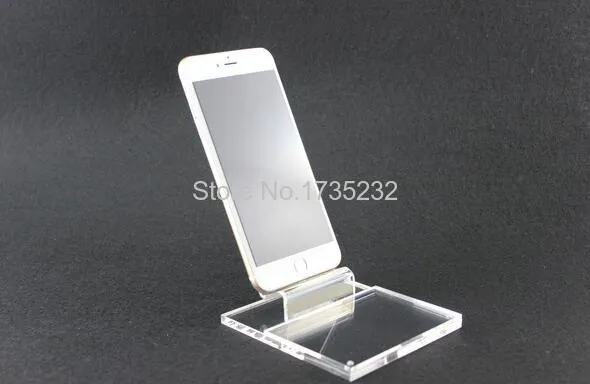 wholesale Acrylic Cell Phone Holder Wallet Desktop Display Rack