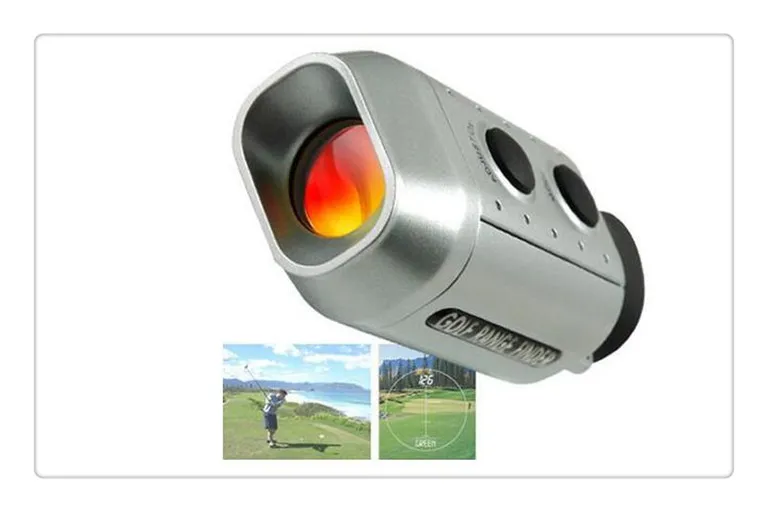 DHL US Portable Mini Digital 7x Golf Scope Range Finder Distância 1000m com caso acolchoado mais novo