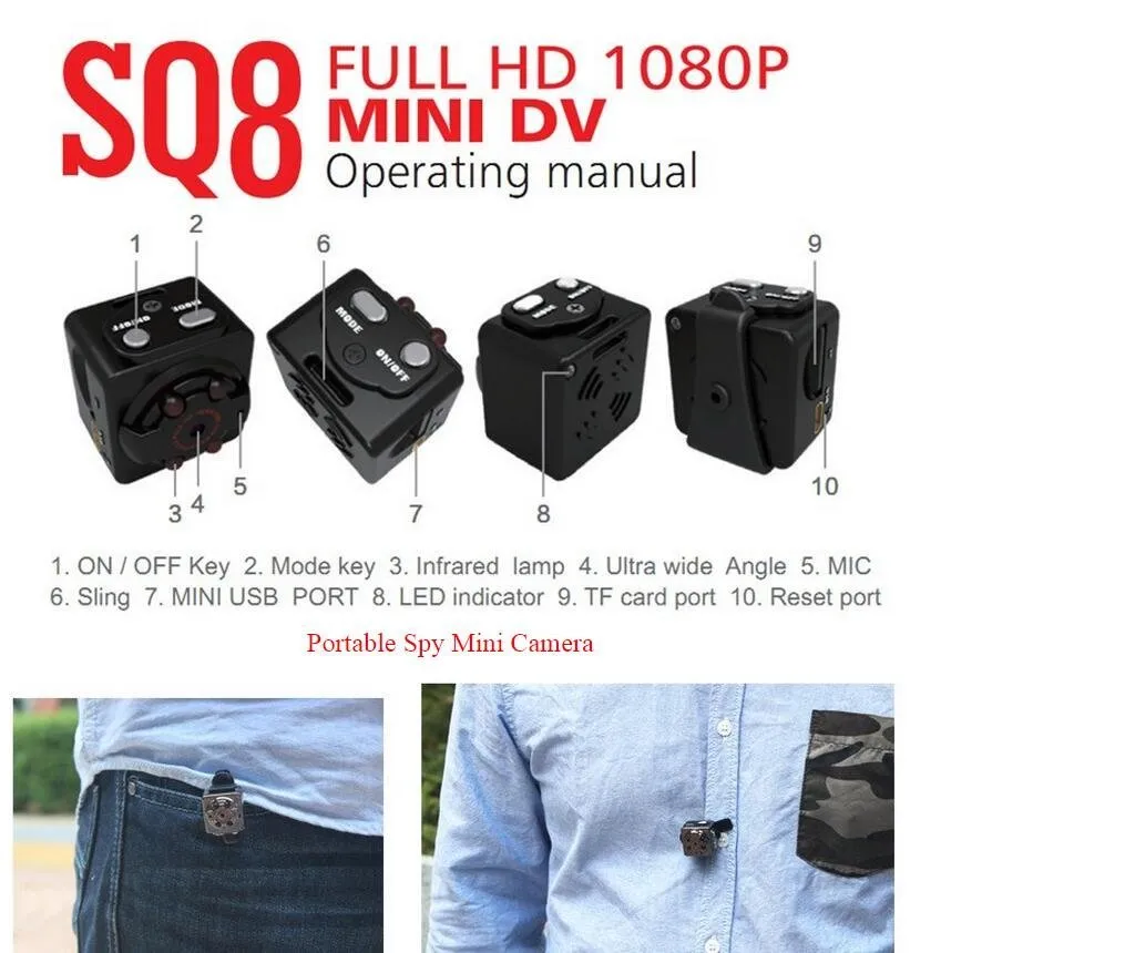 Mini dv инструкция на русском. Мини камера sq8 инструкция. Инструкция камеры sq8. Mini DV Camera 1080p Full HD инструкция. Мини видеорегистратор sq8 Mini DV Full HD инструкция