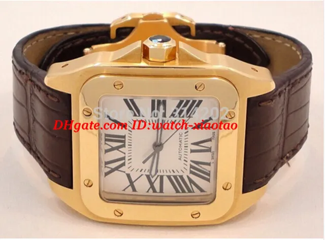 Dostawca fabryki Luksusowe zegarki Wristwatch Sapphire 2657 W20071Y1 100 Automatyczna brązowa bransoletka skórzana Męskie zegarki męskie