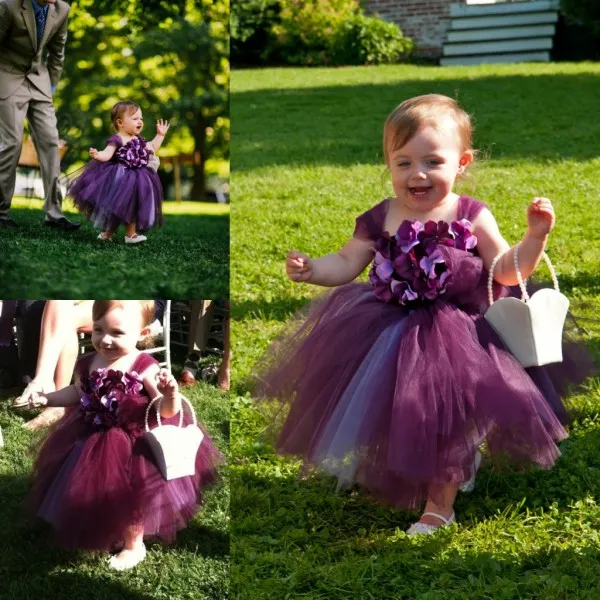 Save Big on Bulk Purple Flower Girl Dresses For Wedding 2019 Ball Gown  Pageant Dress Girls 3D Floral Appliques Communion Gowns Best Deals on  DHgate