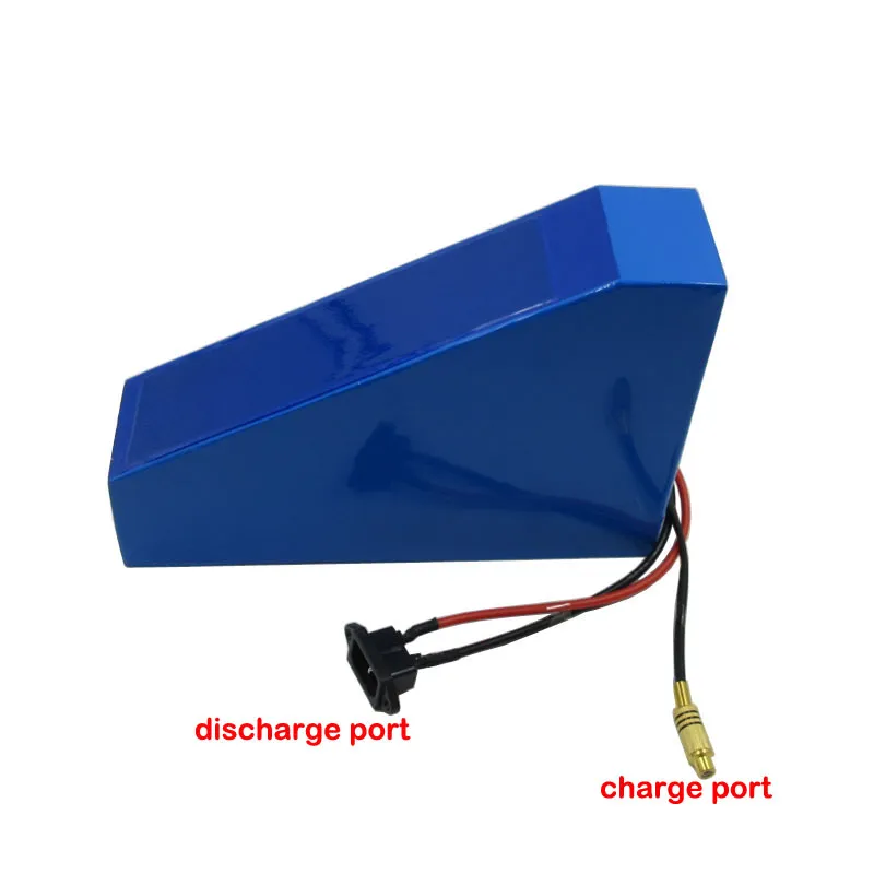 Free customs duty 1500W 51.8V 21AH Triangle battery 52V 21AH Electric bike battery with free bag use Samsung 3000mah cell