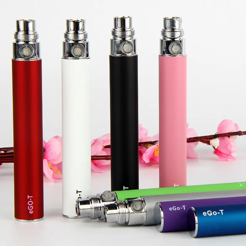 Ego T Vape Battery Ego Evod 510 резьбовые аккумуляторы 650 900 1100 мах эго-T Vapes Pen Поставляется с 510 USB-зарядными проволочными электронными сигачками